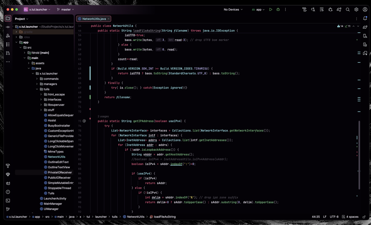 JetBrains Xscriptor theme overview