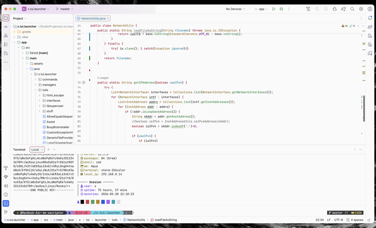 JetBrains Xscriptor editor preview