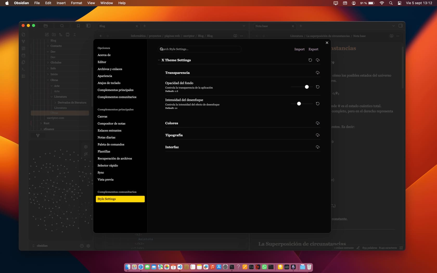 Obsidian Xscriptor Theme 02