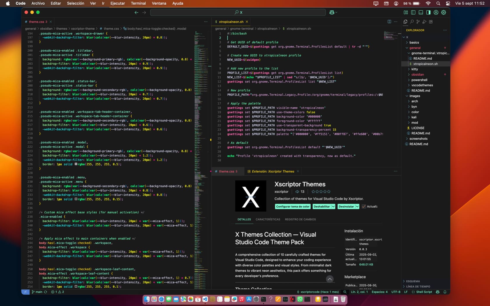 Xscriptor Theme VSC 02