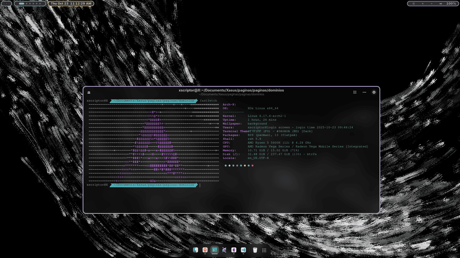 XOs first image on gnome