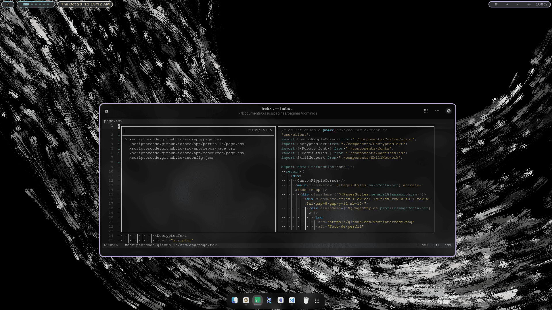 XOs first image on gnome